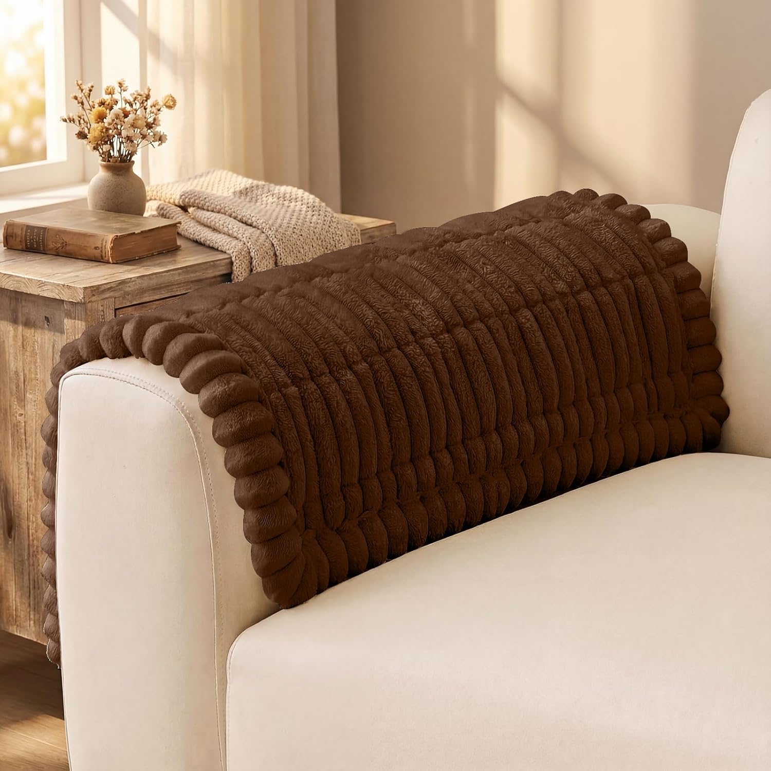 Non-Slip Fuzzy Couch Cover for Dogs