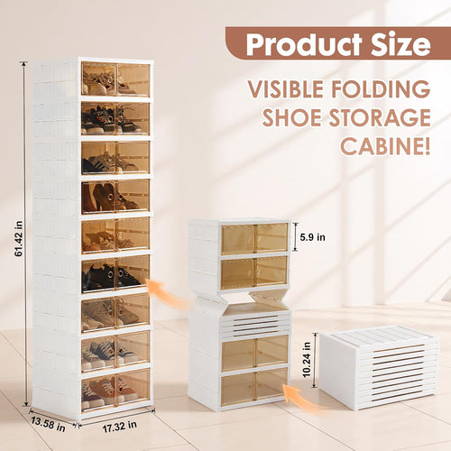Collapsible Shoe Rack Organizer