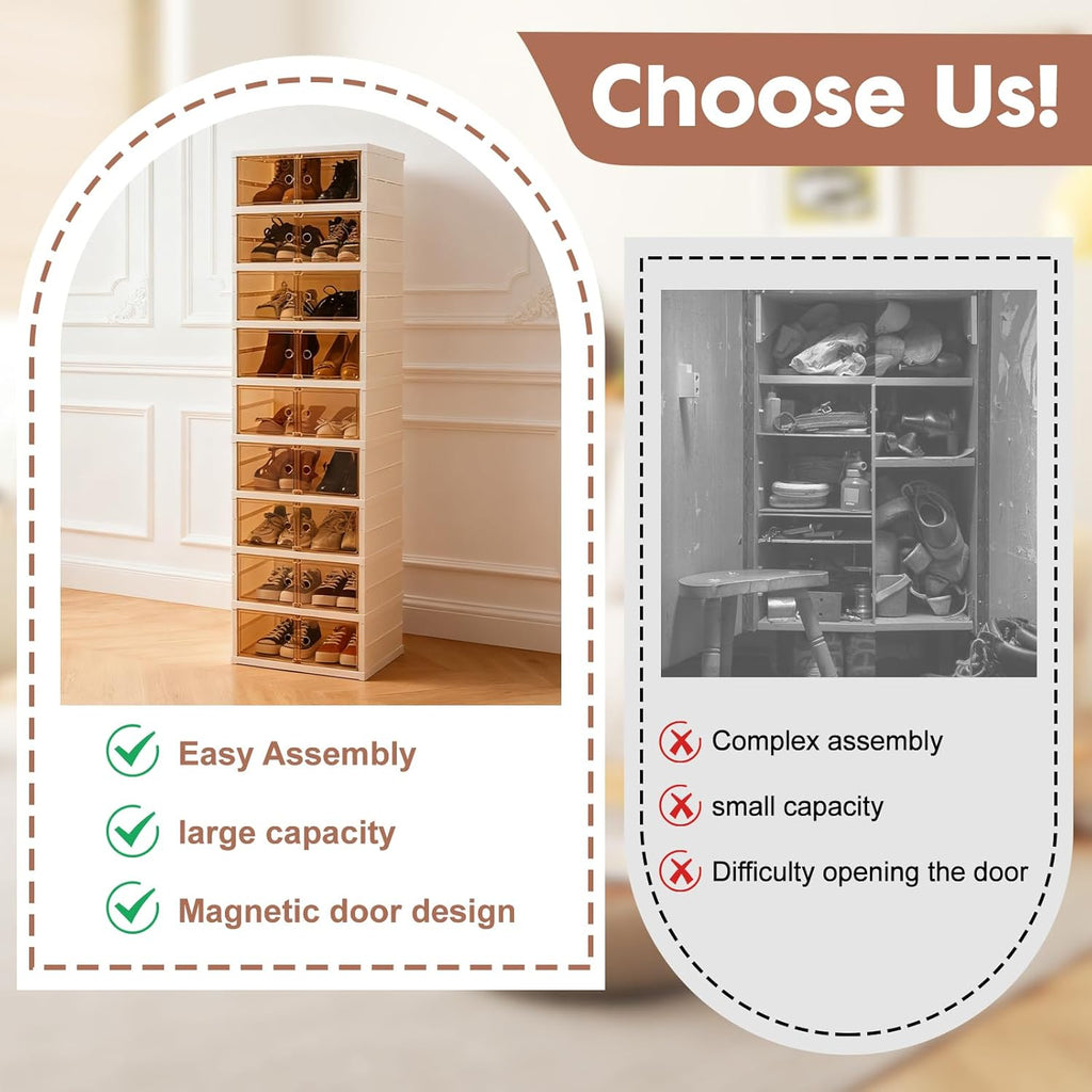 Collapsible Shoe Rack Organizer