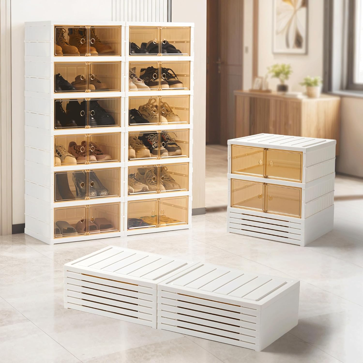 Collapsible Shoe Rack Organizer
